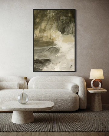 1599 - Quadro Abstrato Relva Verde