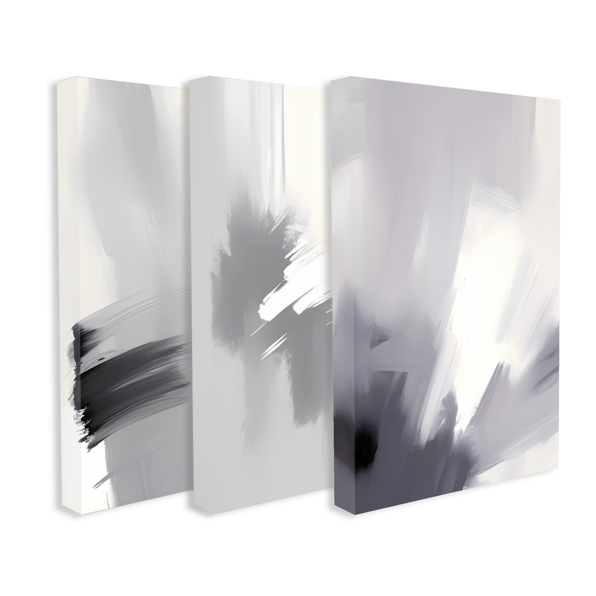 3036- Trio de Quadros  Sombras em Três Tempos