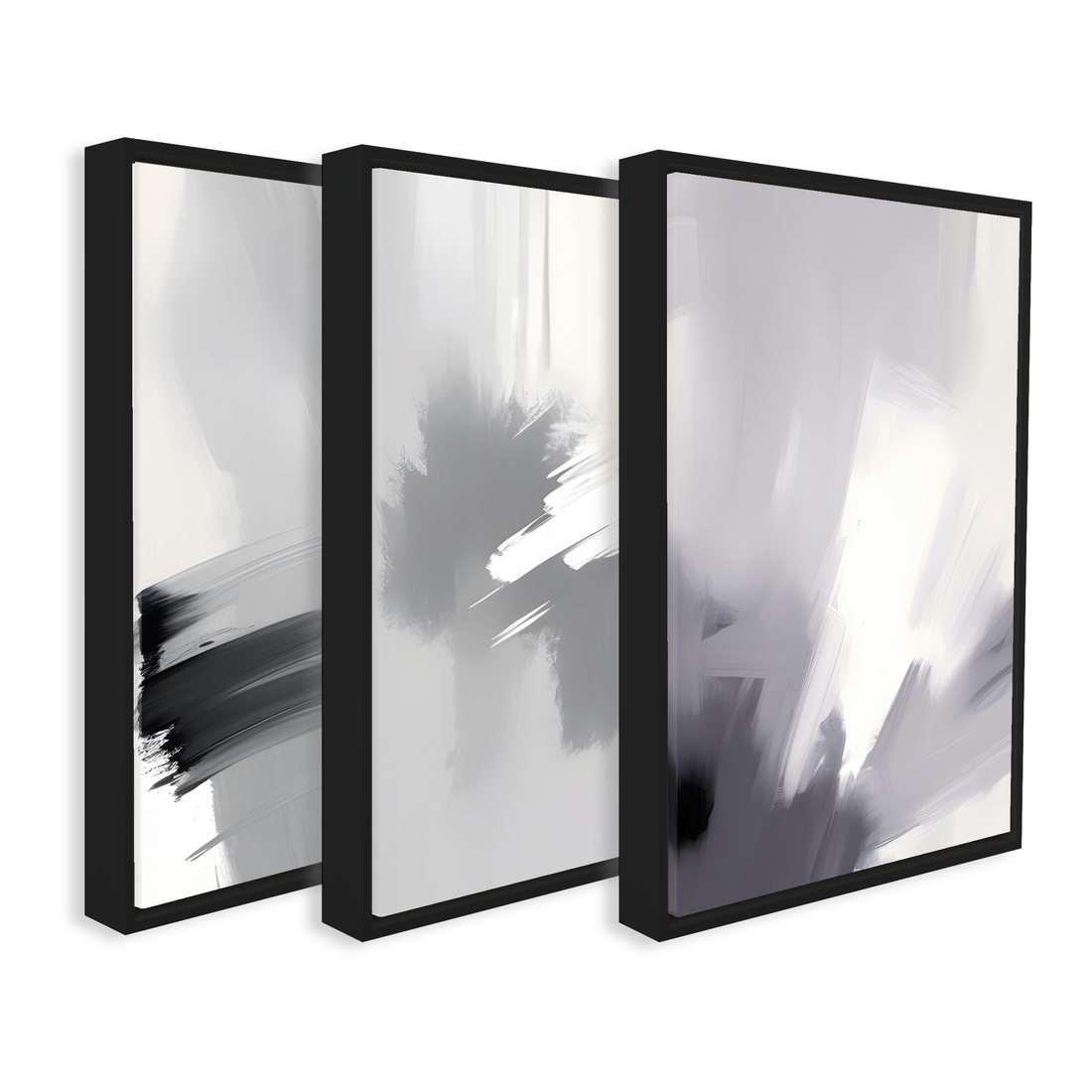 3036- Trio de Quadros  Sombras em Três Tempos